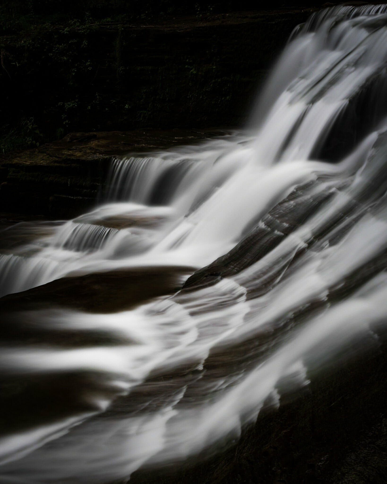 long-exposure of Lucifer Falls in upstate New York
