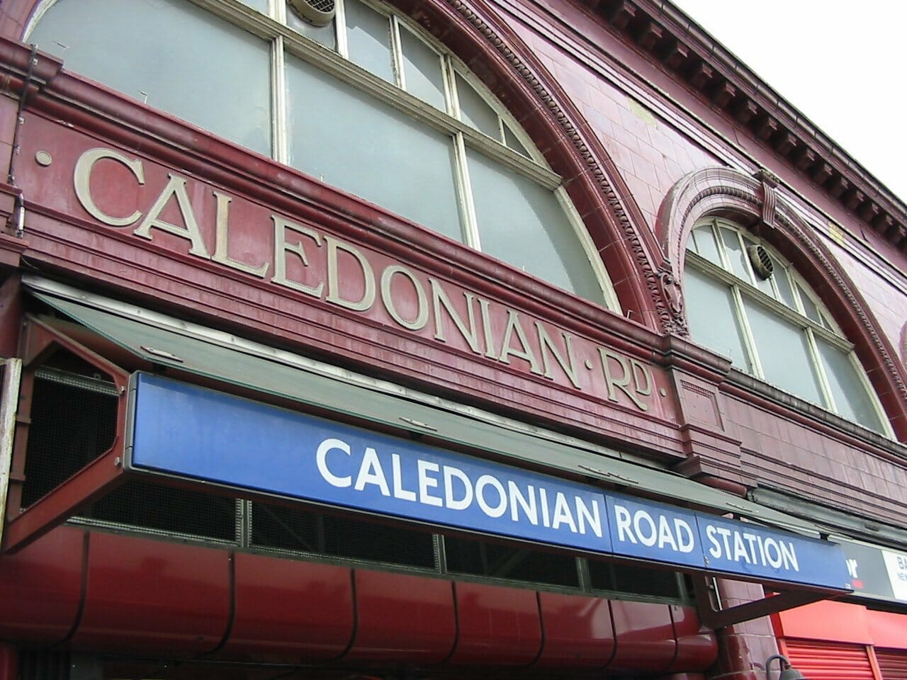 shows Caledonian Road tube station